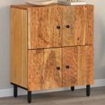 Dulap lateral, 60x33x75 cm, lemn masiv de acacia GartenMobel Dekor