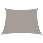 Pânză parasolar, gri deschis, 4/5x3 m, HDPE, 160 g/m², trapez GartenMobel Dekor