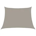 Pânză parasolar, gri deschis, 4/5x3 m, HDPE, 160 g/m², trapez GartenMobel Dekor