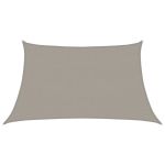 Pânză parasolar, gri deschis, trapez, 3/4x2 m, HDPE, 160 g/m² GartenMobel Dekor