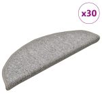 Covorașe scară 30 buc gri deschis 56x17x3 cm GartenMobel Dekor