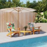 Perne pentru scaun Adirondack, 2 buc, multicolor, textil oxford GartenMobel Dekor