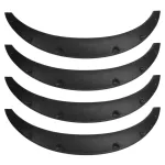 Set 4 Protectie Aripa Auto Universale Overfendere, Diametru 84 cm, Latime 6 cm, Culoare Negru