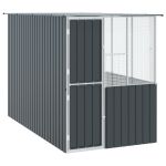 Cușcă pentru păsări  Antracit 215x78x200 cm Oțel galvanizat GartenMobel Dekor
