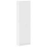 Dulap alb 55x25x189 cm din lemn aglomerat GartenMobel Dekor