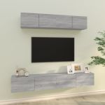 Set dulapuri TV, 4 piese, gri sonoma, lemn prelucrat GartenMobel Dekor