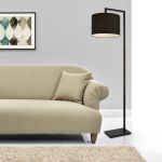 Lampadar Düsseldorf 161 cm 1 x E27 negru [lux.pro] HausGarden Leisure