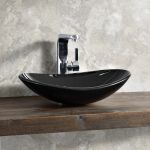 Lavoar Nera sticla securizata negru [neu.haus] HausGarden Leisure