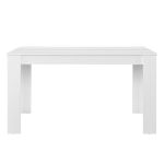 Masa bucatarie Nora 140x90x77cm MDF alb [en.casa] HausGarden Leisure