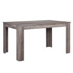 Set  Alma EATHG masa cu 6 scaune maro inchis/gri deschis/negru [en.casa] HausGarden Leisure