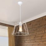 Hängeleuchte Halifax E27 Weiß / Jutefarben [lux.pro] HausGarden Leisure