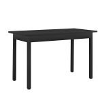 Set design Emma masa bucatarie cu 4 scaune negru/gri inchis [en.casa] HausGarden Leisure