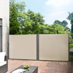 Paravan solar dublu Alcazaba 180 x 300 x 300 cm culoarea nisipului [pro.tec] HausGarden Leisure