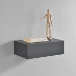 Comoda Model 2, gri inchis 46 x 30 x 15 cm [en.casa] HausGarden Leisure