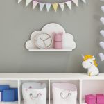 Wandregal Skanderborg 25x45x10cm Wolkenform [en.casa] HausGarden Leisure