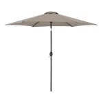 Umbrela soare, casa.pro, Altino, 270 x 235 cm, poliester, otel, kaki, inclinabila HausGarden Leisure