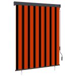 Jaluzea tip rulou de exterior, portocaliu și maro, 140 x 250 cm GartenMobel Dekor