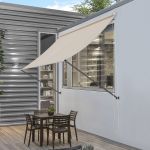 Copertina retractabila Litoral montabila pe perete 300 x 120 cm culoarea nisipului [pro.tec] HausGarden Leisure