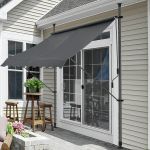 Copertina retractabila Wave 300 x 120 x  220 - 309 cm gri [pro.tec] HausGarden Leisure