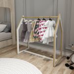 Garderobenständer Værløse 78x75x35cm [en.casa] HausGarden Leisure