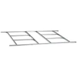 Structura metalica pentru baza casuta/magazie/sopron de gradina 2172912, 102x217 cm, Strend Pro GartenVIP DiyLine