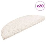 Covorașe scară 20 buc alb 56x17x3 cm GartenMobel Dekor