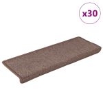 Covorașe scară 30 buc 65x21x4 cm maro GartenMobel Dekor