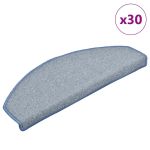 Covorașe scară 30 buc gri deschis și albastru 65x24x4 cm GartenMobel Dekor