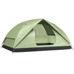 Cort camping, 2-3 persoane, impermeabil, cu geanta, verde, 205x275x135 cm GartenVIP DiyLine