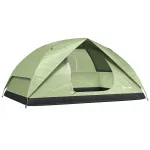 Cort camping, 2-3 persoane, impermeabil, cu geanta, verde, 205x275x135 cm GartenVIP DiyLine