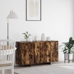 Bufet din Stejar Afumat Stejar Afumat Lemn 135 x 41 x 75 cm GartenMobel Dekor