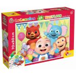 Puzzle de colorat maxi - Cocomelon si prietenii (24 piese) PlayLearn Toys