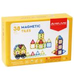 Set de constructie magnetic 3D - 38 piese PlayLearn Toys
