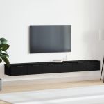 Cabițele 2 piese Stejar negru 102x30x20 cm Lemn prelucrat GartenMobel Dekor