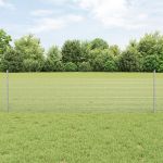 Set de Gard Set de 2 Oțel Galvanizat 10 x 0.5 m Rezistent GartenMobel Dekor