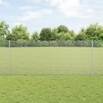 Set gard de plasă pentru păsări Set de 2 Oțel galvanizat GartenMobel Dekor