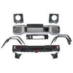 Pachet Exterior Mercedes G-Class W463 (1989-2018) G63 G65 Design cu Prelungiri Aripi Extensii si Carcasa faruri cu Lumini de zi dedicate LED DRL Performance AutoTuning