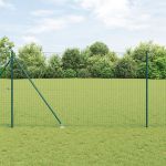 Stâlpi de gard cu vârf, 52 buc., Ø32 mm, 170 cm. oțel zincat GartenMobel Dekor