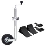 Roată de manevră 48 mm cu 1 clemă despicată și pene de roată GartenMobel Dekor