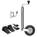 Roată de manevră 48 mm cu 1 clemă despicată și pene de roată GartenMobel Dekor