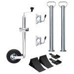 Roată manevră 48 mm 2 tub susținere/3 cleme despicate GartenMobel Dekor
