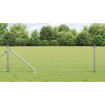 Stâlpi de gard cu vârf, 26 buc., Ø32 mm, 100 cm. oțel zincat GartenMobel Dekor