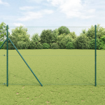 Gard Hexagonal Verde 1.6x25 m din Oțel GartenMobel Dekor