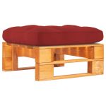 Otoman din paleți de grădină, maro miere, lemn de pin tratat GartenMobel Dekor