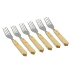 Set de furculițe cu mâner din lemn 6 bucăți Handy KitchenServ