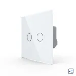 Intrerupator Dublu Cap Scara / Cruce cu Touch LIVOLO - Serie Noua SmartElectro IntelligentHouse