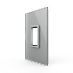 Rama din sticla Livolo standard Italian 1 modul - Serie noua SmartElectro IntelligentHouse