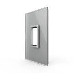 Rama din sticla Livolo standard Italian 1 modul - Serie noua SmartElectro IntelligentHouse