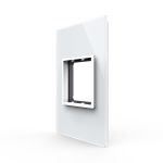 Rama din sticla Livolo standard Italian 2 module - Serie noua SmartElectro IntelligentHouse