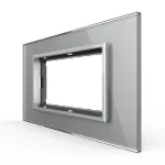 Rama din sticla Livolo standard Italian 4 module - Serie noua SmartElectro IntelligentHouse